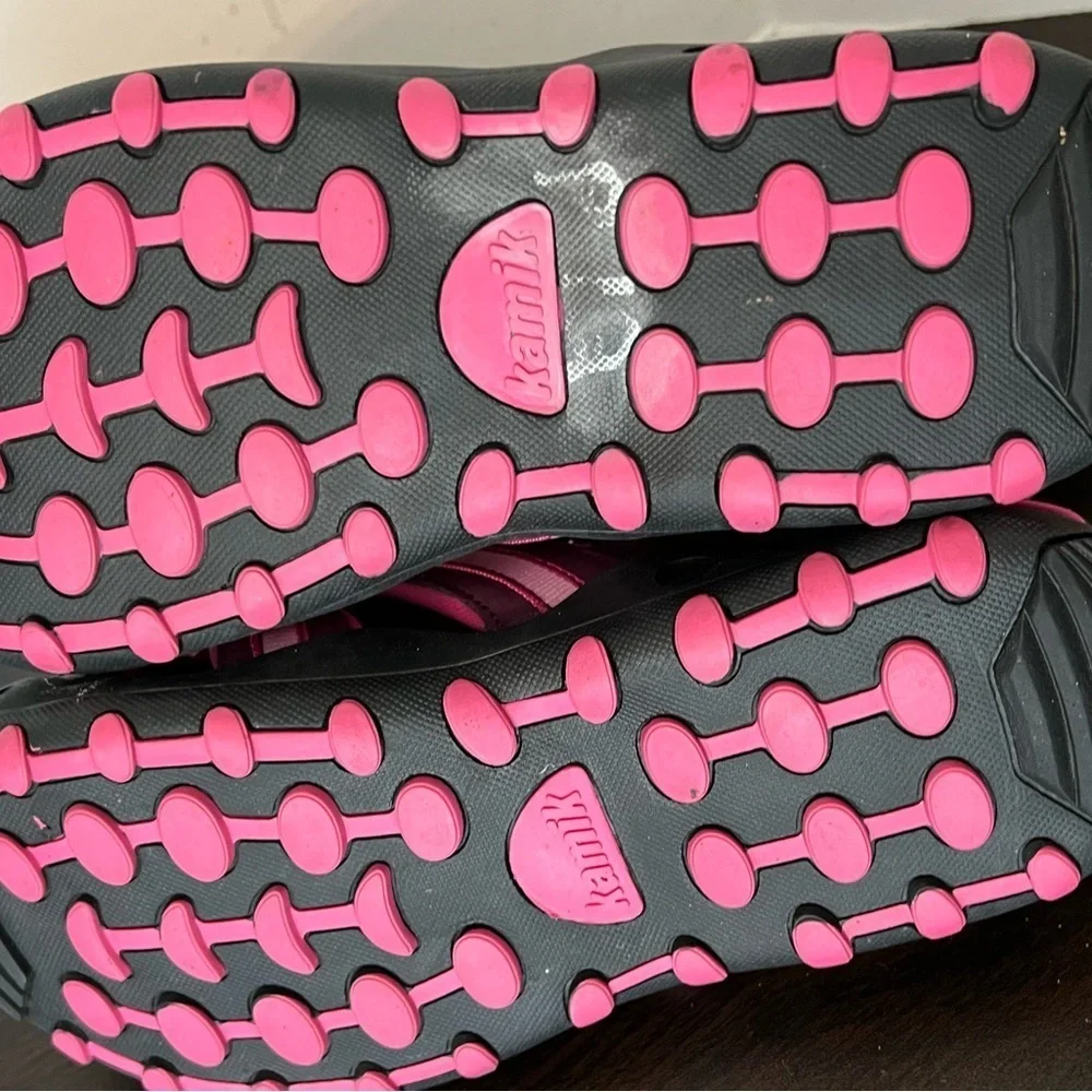 Kamik Pink and Purple Sandals with Adjustable Straps